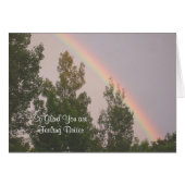 Glad You are Feeling Better -Rainbow and Trees (Front Horizontal)