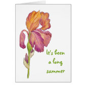 Glad you're back card (Front)