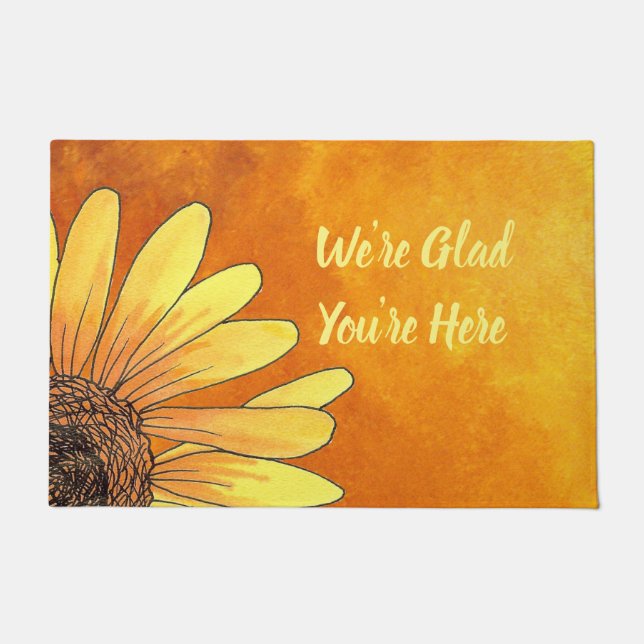 Glad You're Here Doormat (Front)