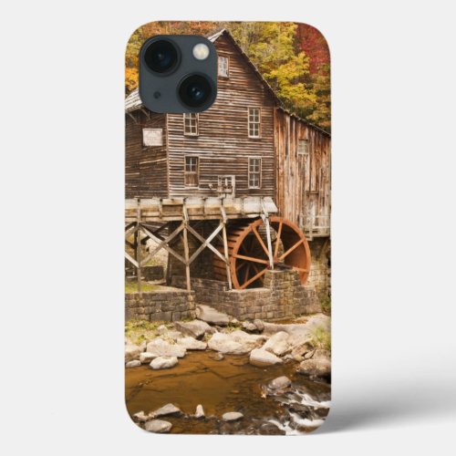 Glade Creek Grist Mill Babcock State Park 2 iPhone 13 Case