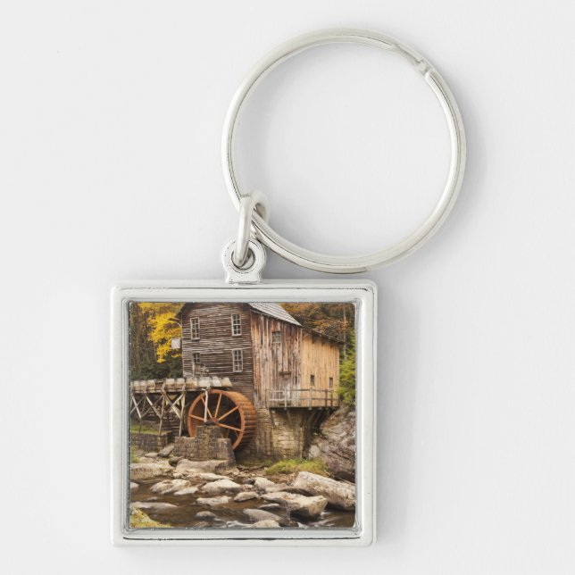 Glade Creek Grist Mill, Babcock State Park, Keychain (Front)
