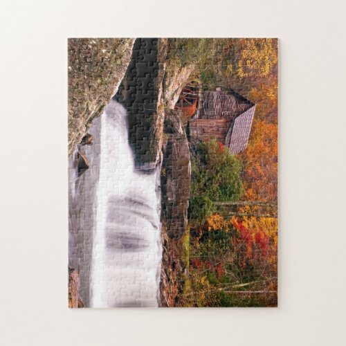 Glade Creek Grist Mill Jigsaw Puzzle