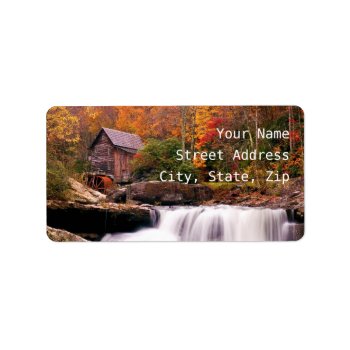 Glade Creek Grist Mill Label by Lasting__Impressions at Zazzle