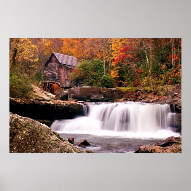 Glade Creek Grist Mill Poster (Front)