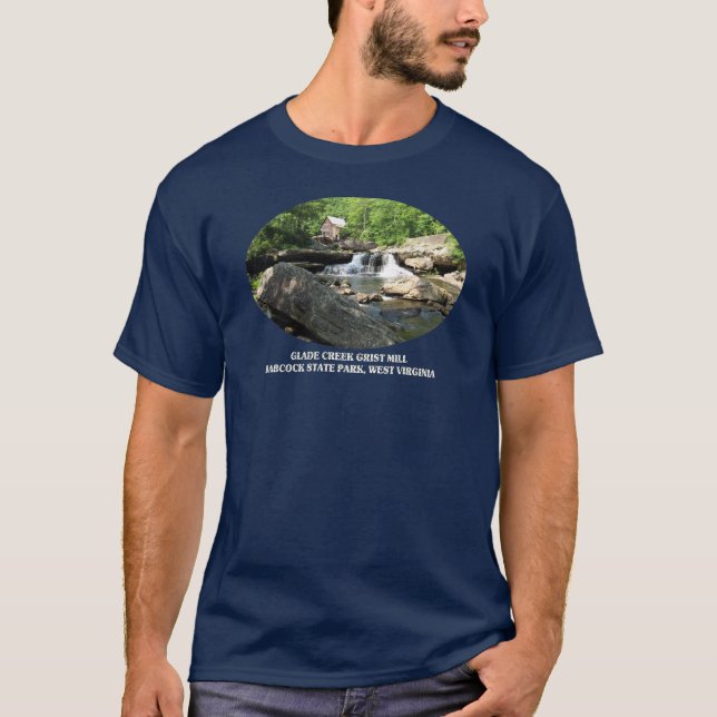 GLADE CREEK GRIST MILL-- T-Shirt (Front)
