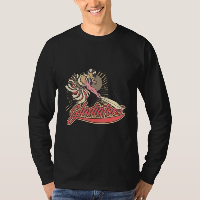 Gladiator And Warrior Muscle And Bodybuilding 4 T-Shirt (Front)