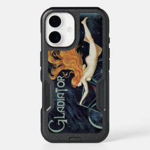 Gladiator Cycles, Vintage Victorian Art Nouveau iPhone 16 Case