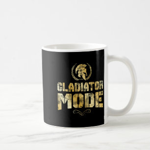 Gladiator Mode Spartan Mythology Workout Warrior G Coffee Mug