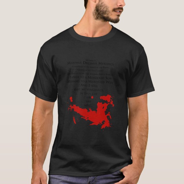 Gladiator - My name is Maximus Decimus Meridius... T-Shirt (Front)