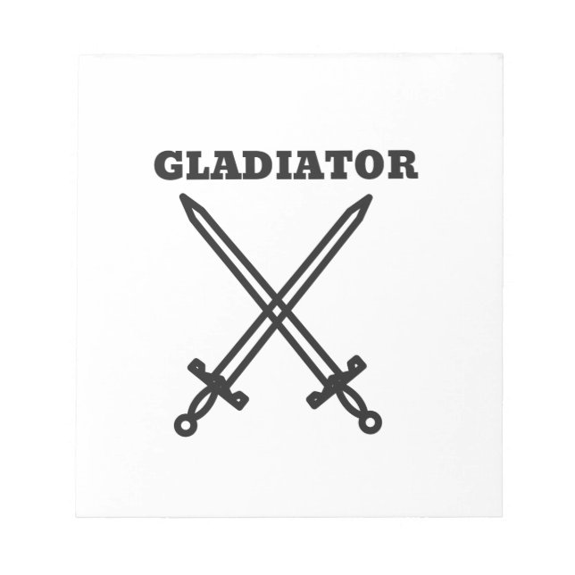 Gladiator Notepad (Front)
