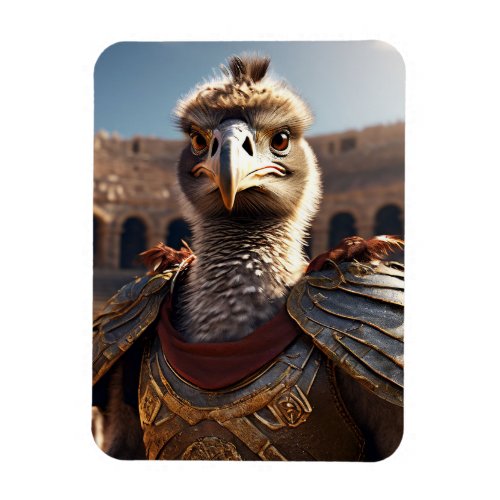 Gladiator Ostrich Magnet
