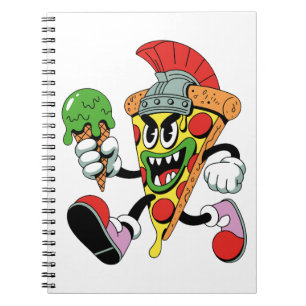 Gladiator Pizza Slice Italian Brainrot Notebook