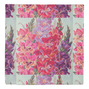 Gladiolas in Bloom Duvet Cover