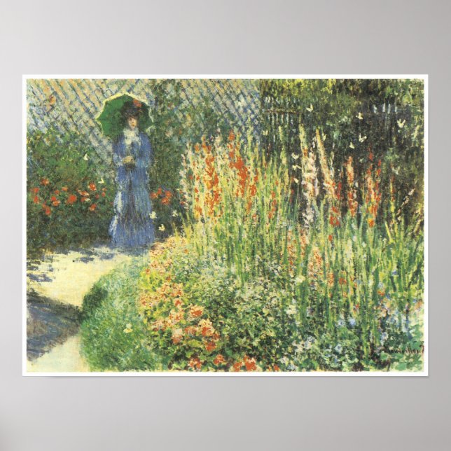 Gladioli, 1876, Claude Monet Poster (Front)