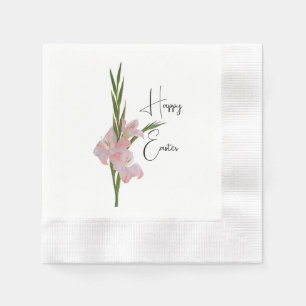 “Gladioli Flower” Paper Napkin