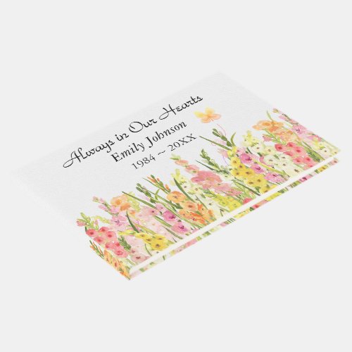 Gladiolus Garden Memorial Service   Guest Book