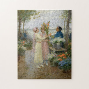 Gladiolus Victor Gabriel Gilbert Jigsaw Puzzle