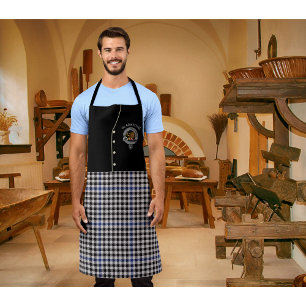 Gladstone Clan Badge & Tartan Kilt Apron