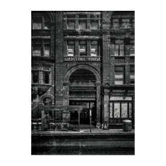 Gladstone Hotel No 1 Old Film Version Acrylic Print
