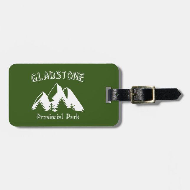 Gladstone Provincial Park Luggage Tag (Front Horizontal)