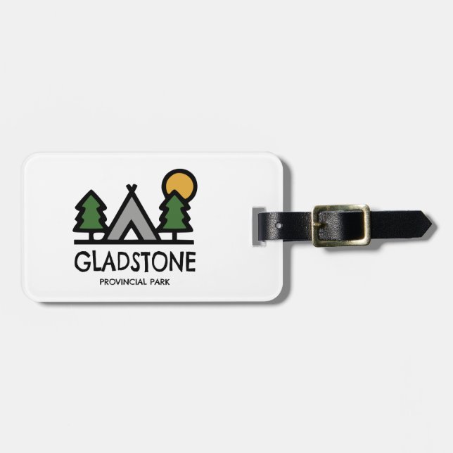 Gladstone Provincial Park Luggage Tag (Front Horizontal)