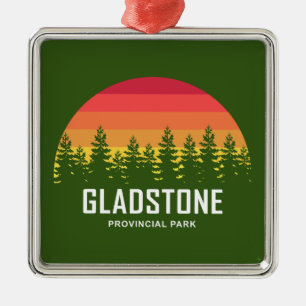 Gladstone Provincial Park Metal Ornament