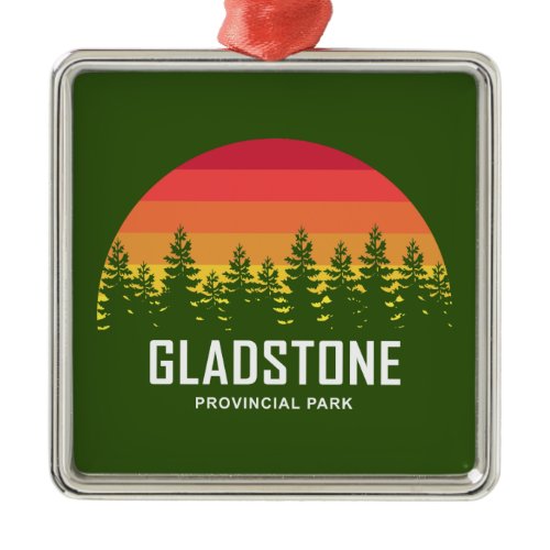 Gladstone Provincial Park Metal Ornament