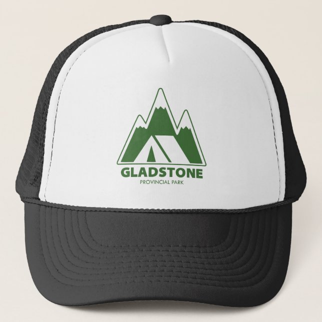 Gladstone Provincial Park Mountains Camping Trucker Hat (Front)