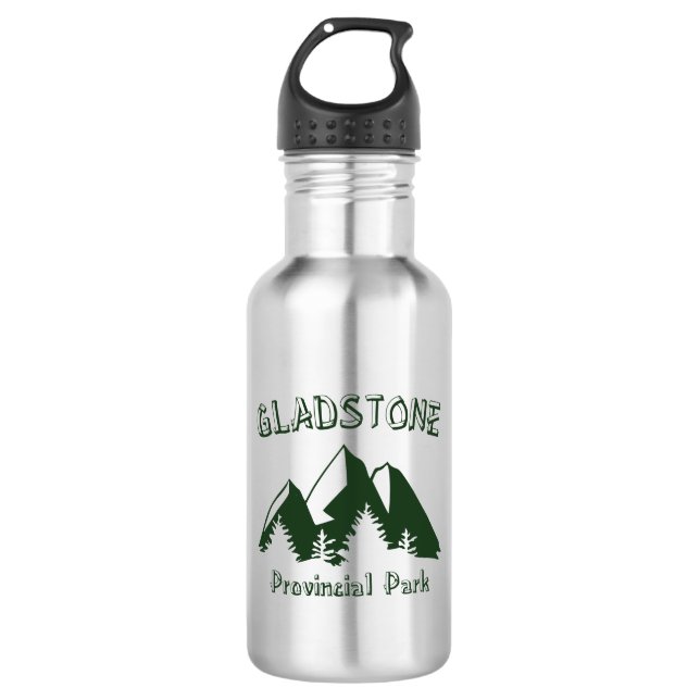 Gladstone Provincial Park Stainless Steel Water Bottle (Front)