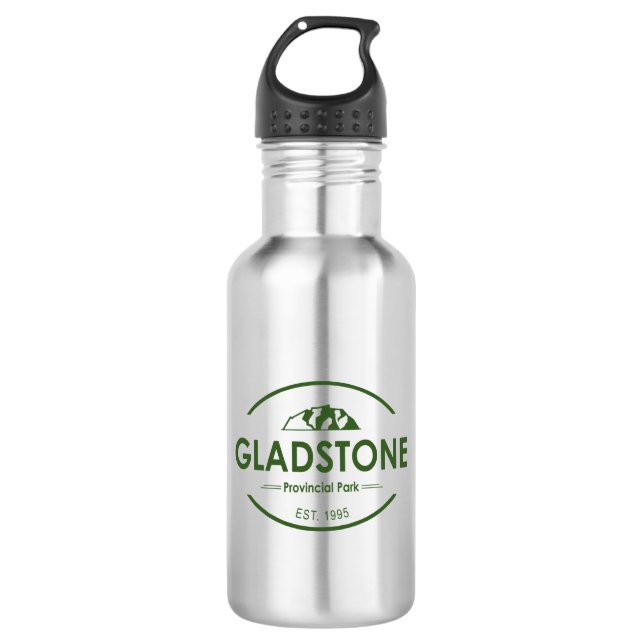 Gladstone Provincial Park Stainless Steel Water Bottle (Front)