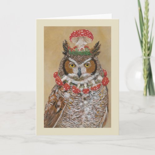 Gladwyn the owl card