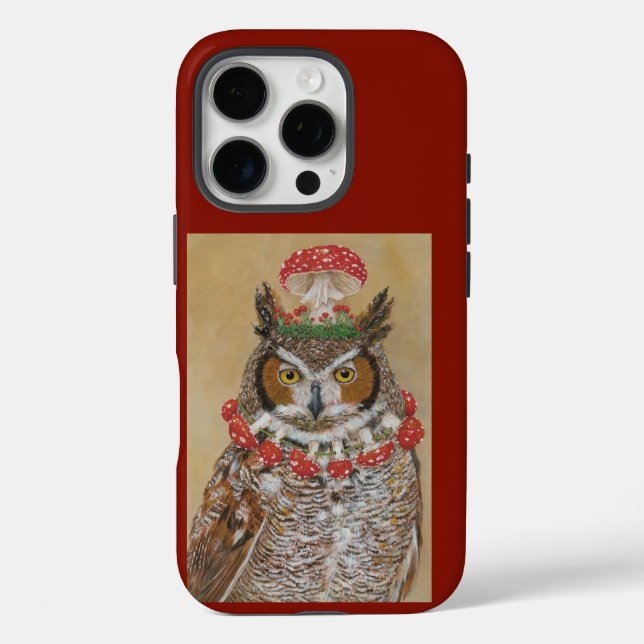 Gladwyn the owl iPhone 16 Pro case  (Back)