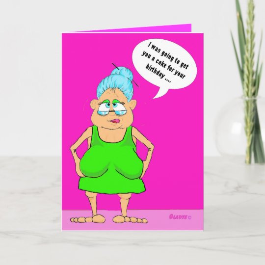 Gladys Birthday Card | Zazzle.com