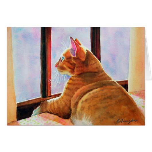 Gladys Orange Tabby Cards (Front Horizontal)