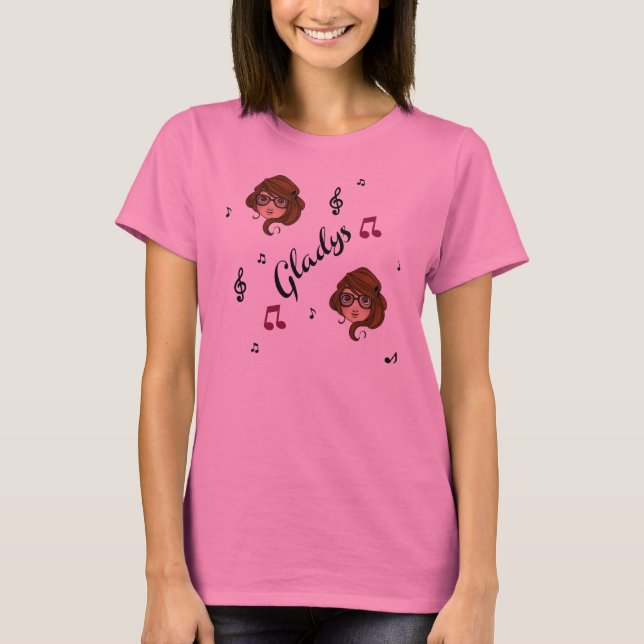 Gladys t-shirt in adult size (Front)