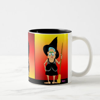 Gladys the Witch Trilogy Two-Tone Coffee Mug