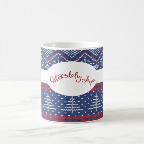 Glaedelig Jul Christmas Sweater Knit Coffee Mug