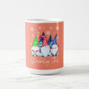 Glaedelig Jul Nordic Gnomes Tomte Nisse Danish Coffee Mug