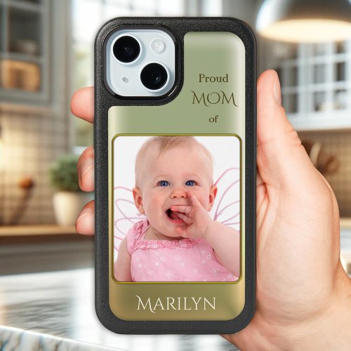 Glam Baby Photo Proud Mom Phone Case