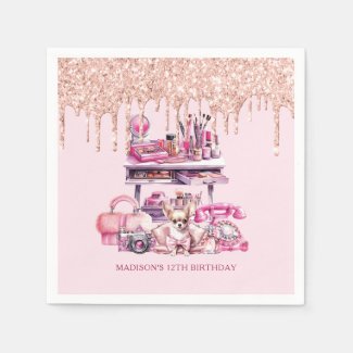 Glam Birthday Party Makeup Personalized