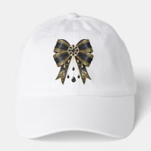 glam black bow  style