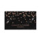 Glam Black Marble Look and Faux Rose Gold Confetti
