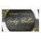Glam Black White Gold Glitter Body Butter Labels