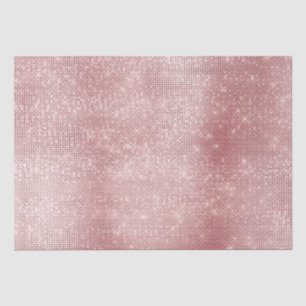Glam Blush Pink Glitzy Sparkle Tissue Paper
