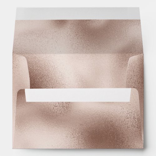 Glam Blush Rose Pink Envelope