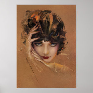 Glam by rolf armstrong poster