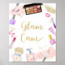 Glam Cam Glitz & Glam Spa Birthday Sign