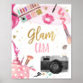 Glam Cam Spa Party Makeup Glamor Girl Birthday Po Poster