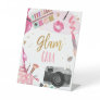 Glam Cam Spa Party Makeup Glamour Girl Birthday Po Pedestal Sign