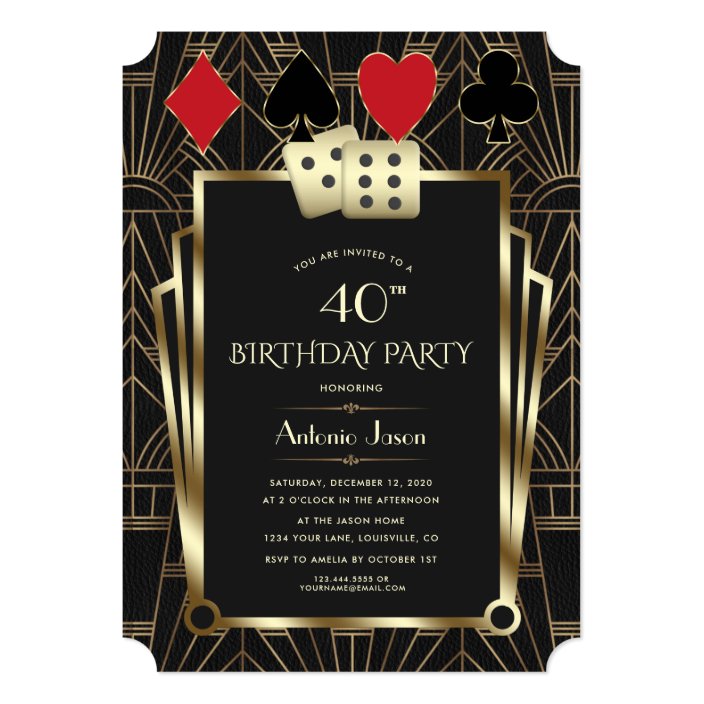 Ideas for 40th birthday party